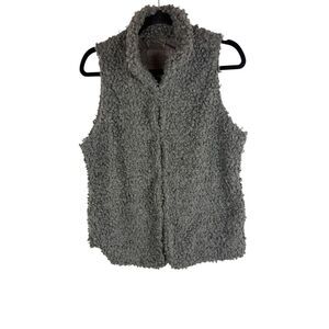 JouJou grey teddy vest- size m